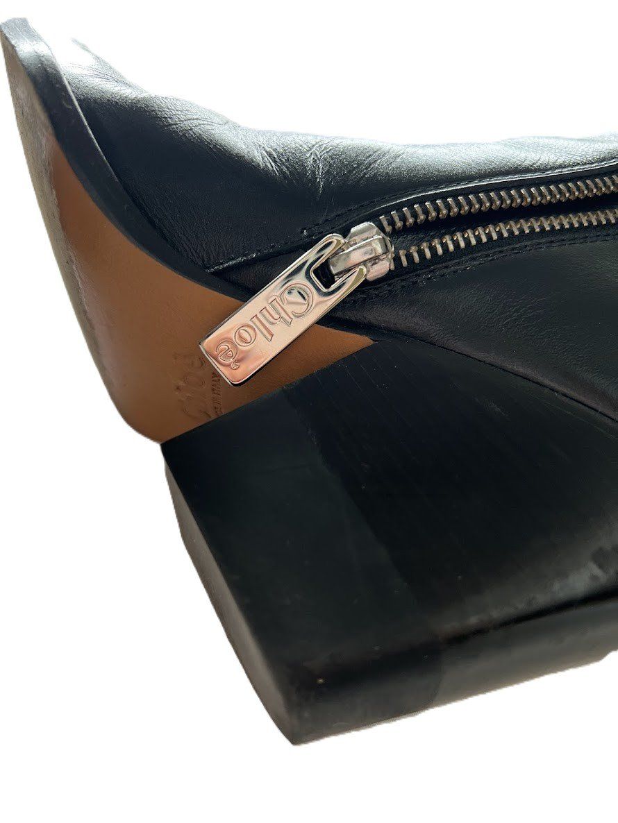 Chloé Damenschuhe: Bottines marque Chloé, cuir noir, taille 36 – Gebraucht aus Vevey von StudioJAD 4
