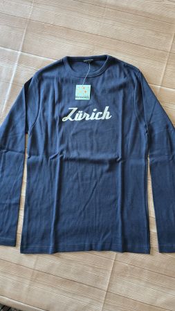 🆕️ Fan-Shirt: Langarmshirt - S - Zürich Schriftzug