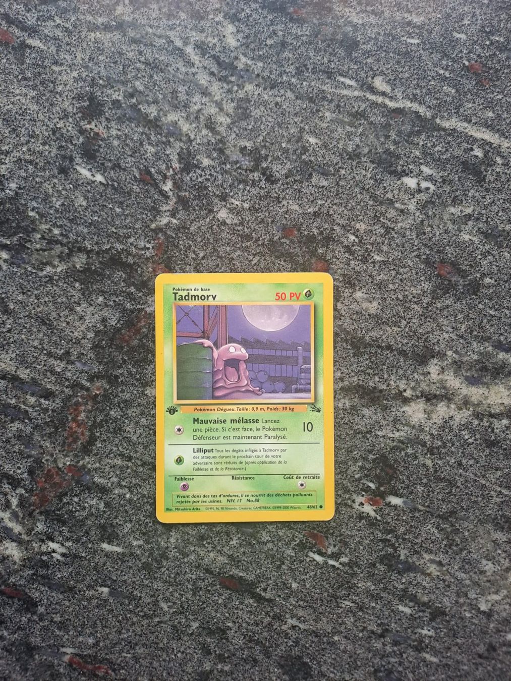 Pokémon Carte collezionabili: Tadmorv 48/62 - edition 1 - français - MINT – Nuovo (secondo la descrizione) da Broc venduto da Alexx47