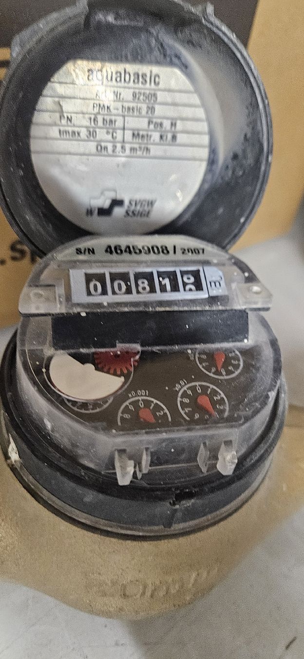 Siemens Misurare: Aquabasic Wasserzähler – Usato da Baar venduto da Vel...Baar45 3