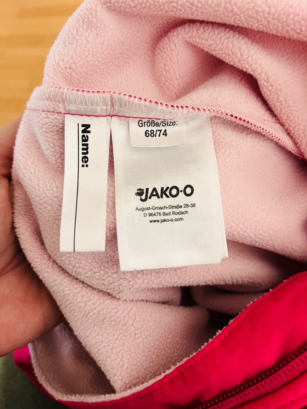 Jako-O Completi: Jako.o Softshell-Overall - Pink - Grösse 68/75 – Usato da Egg b. Zürich venduto da nadjacal 3