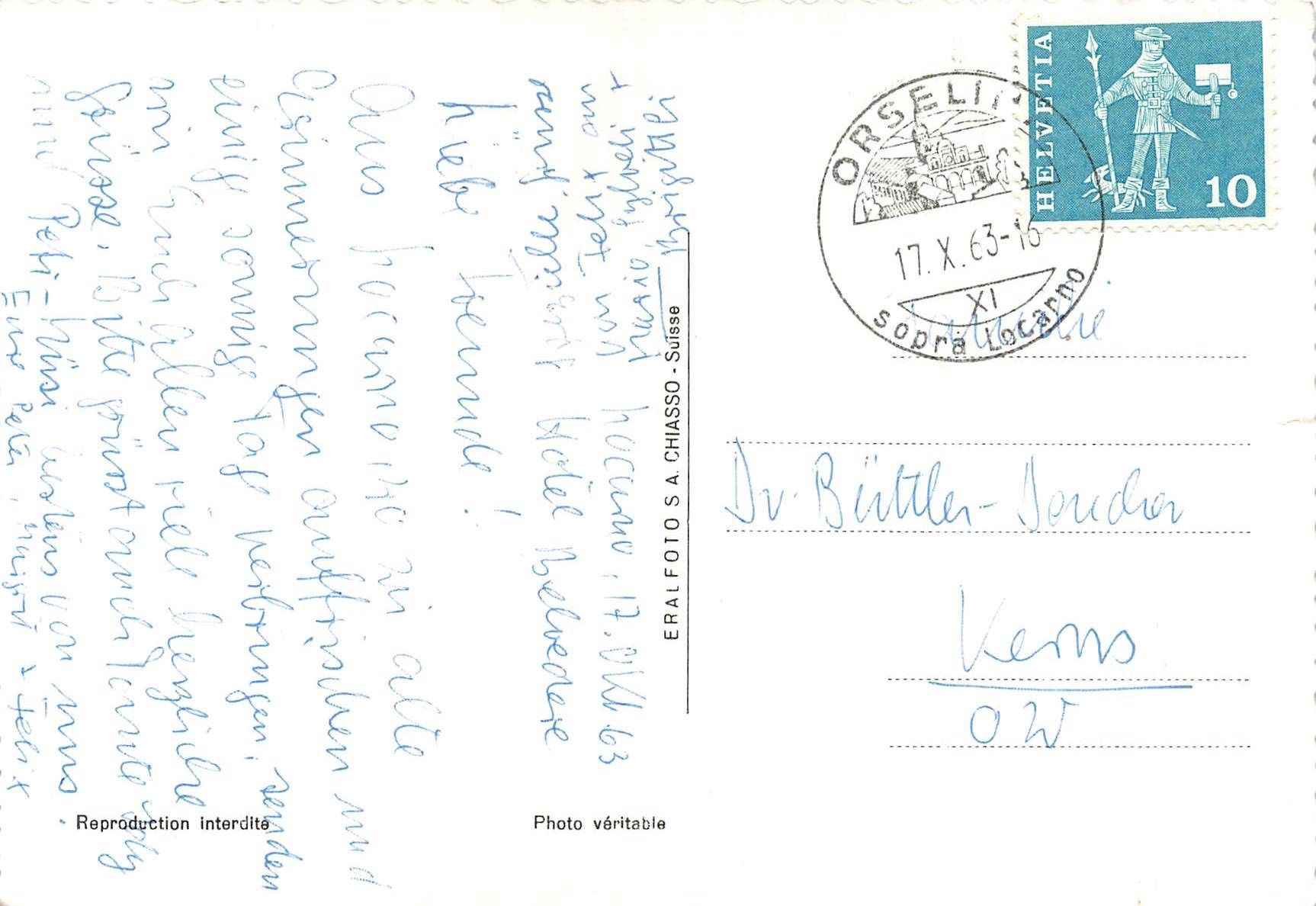Cartes postales: Locarno G – D'occasion à Biasca par Blenio71 1