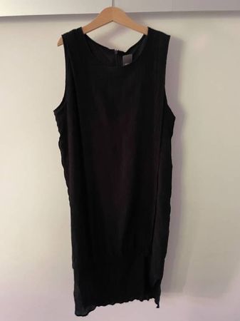 Schönes schwarzes Kleid von Ichi in Gr. XS