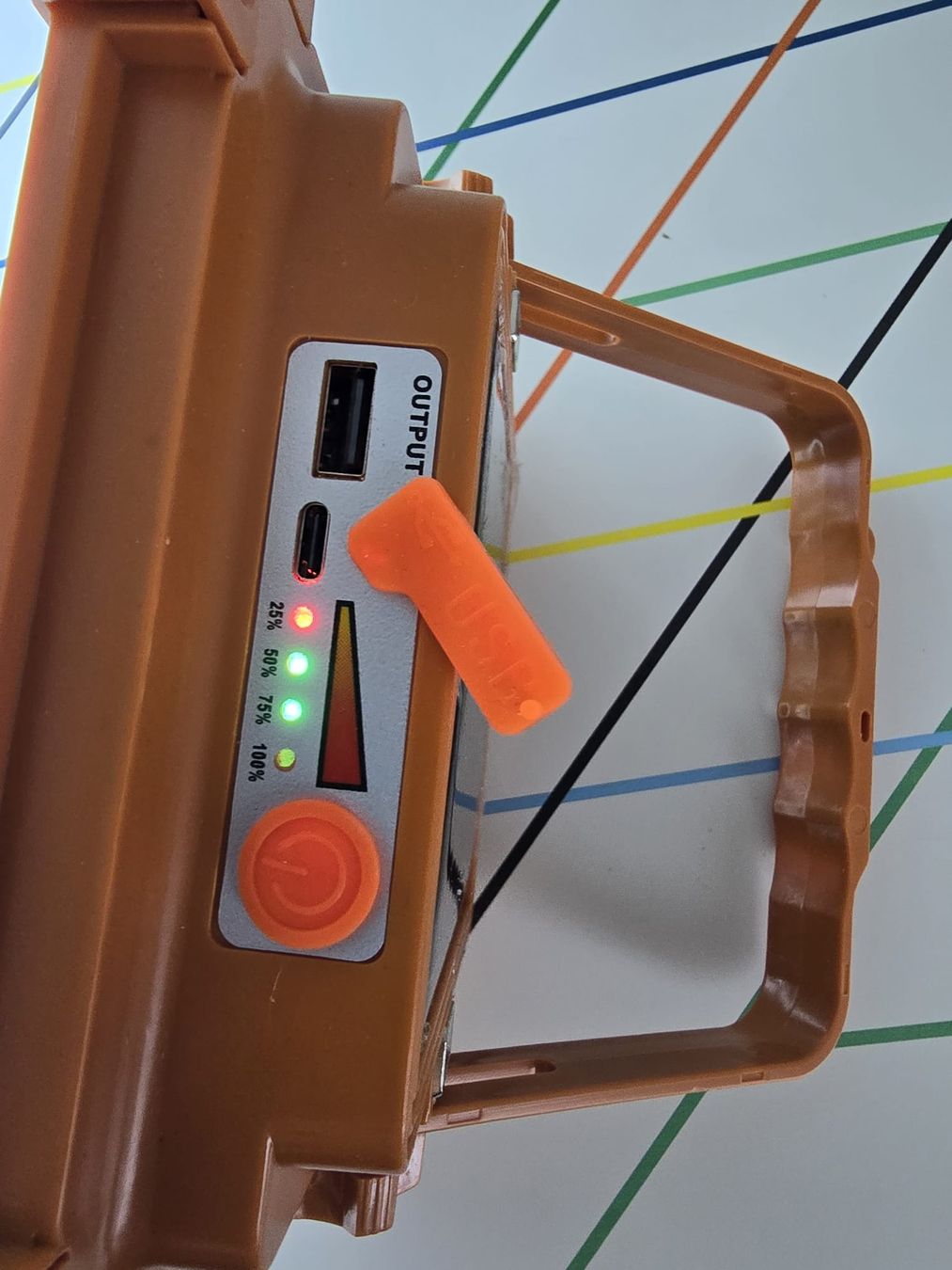 Lampen: Neue Solar LED Baustrahler mit USB Anschluss, Orange! – Neu und originalverpackt aus Zürich von dev_5brj 8