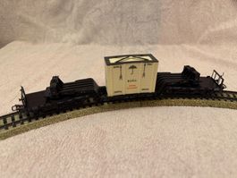 4618 Märklin HO Tiefladewagen mit Kiste ohne OVP