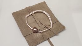 bracelet sur cordon perle