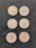 50rappen silber 1942/43/44/45/46/48 