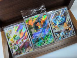 Charmander 044 Squirtle 148 Bulbasaur 143 · Stellar Crown NM