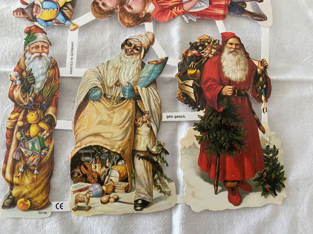 Oblaten Nostalgie Weihnachten Glanzbilder Nikolaus Kaufen auf Ricardo