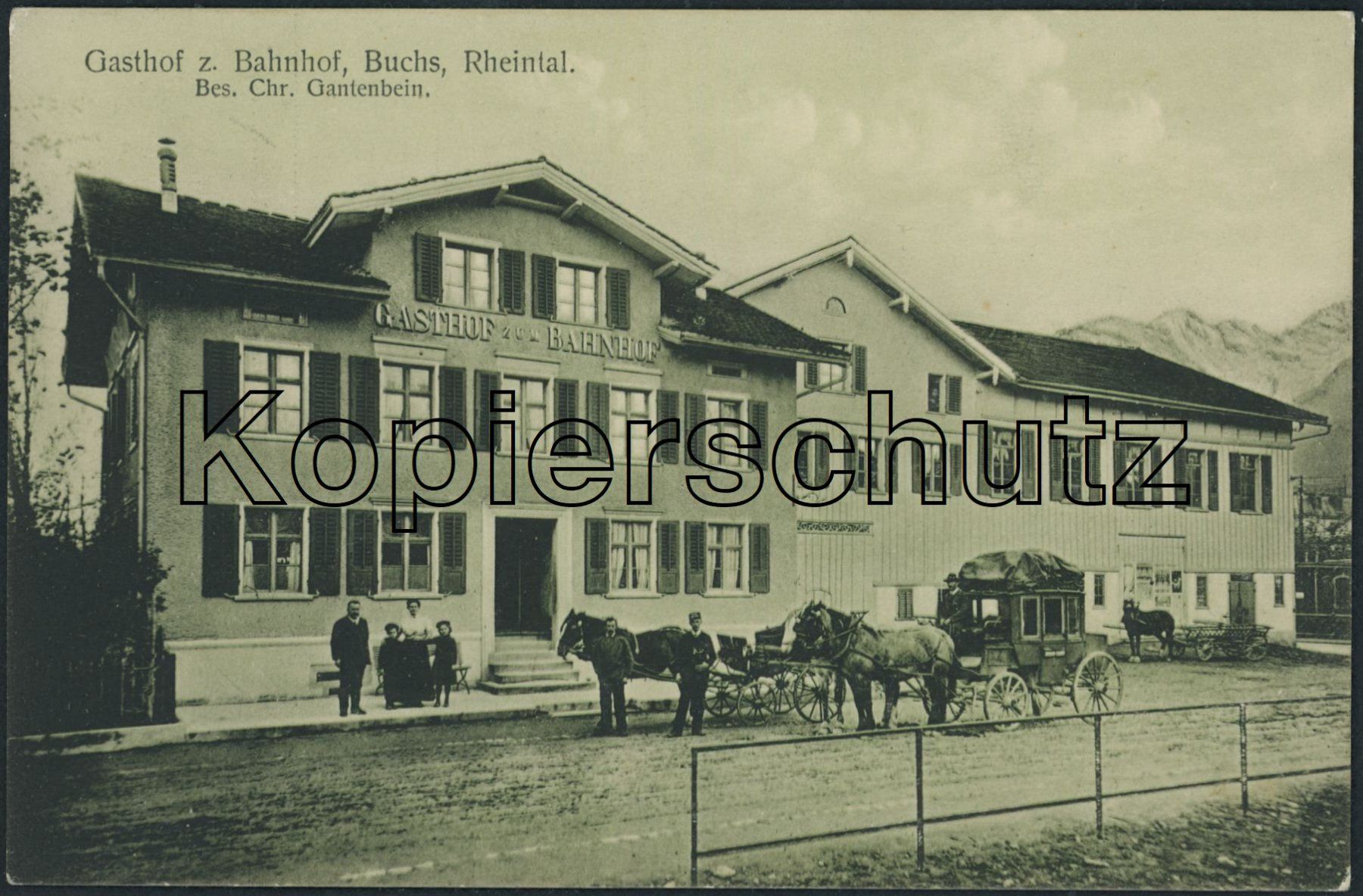 Cartes postales: SG Buchs - Postkutsche – D'occasion à Schindellegi par dolpitz