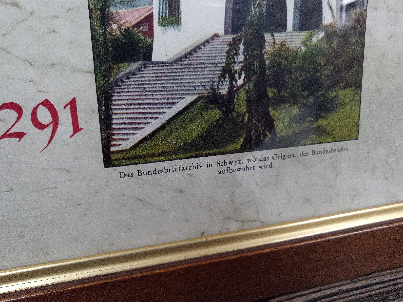 Foto & Immagini: Der älteste Bundesbrief gerahmt – Usato da Reiden venduto da Zofi-Brocki 3