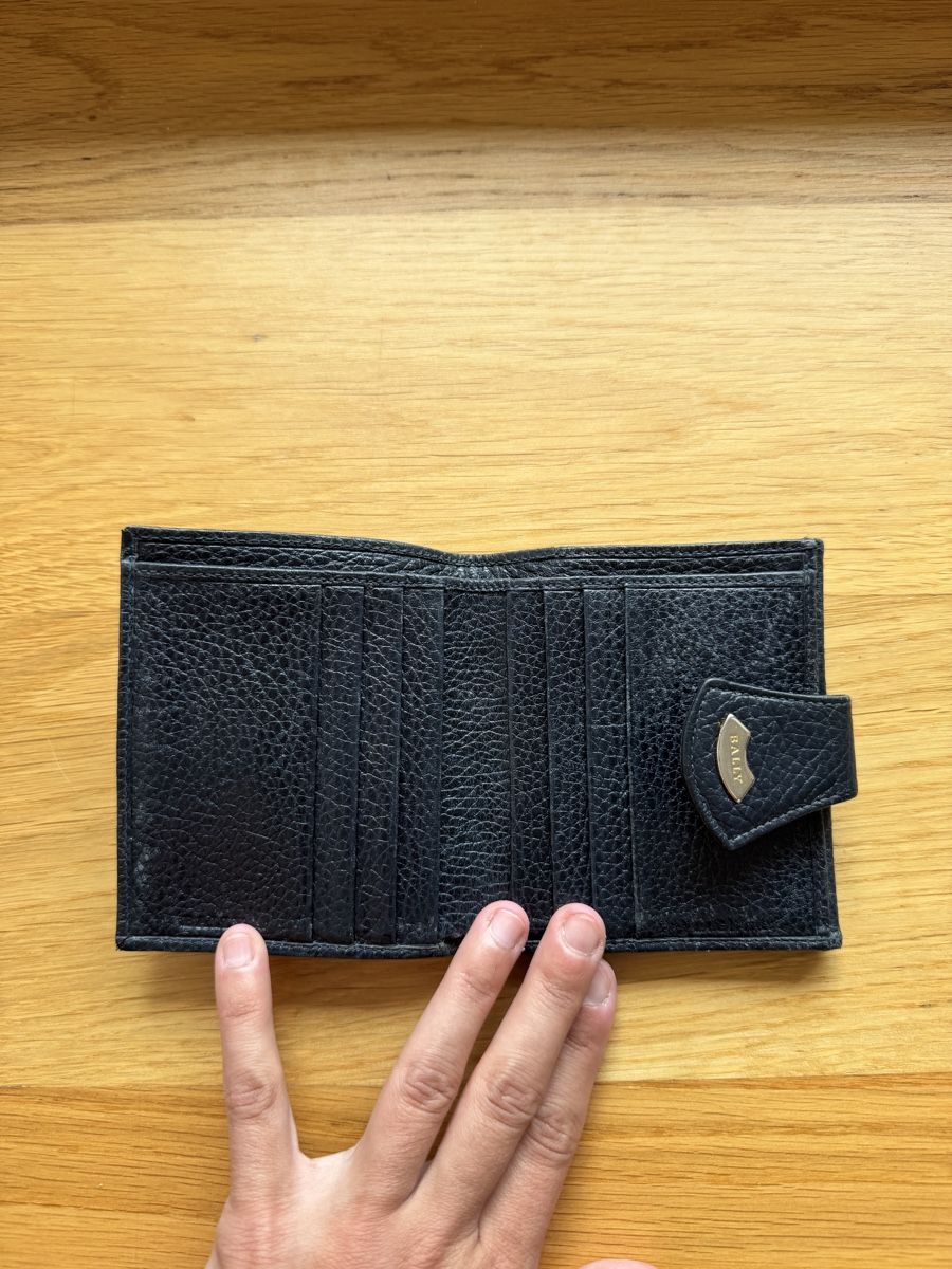 Bally Portafogli: Bally Portemonnaie Leder schwarz – Usato da Birrwil venduto da Annaluna