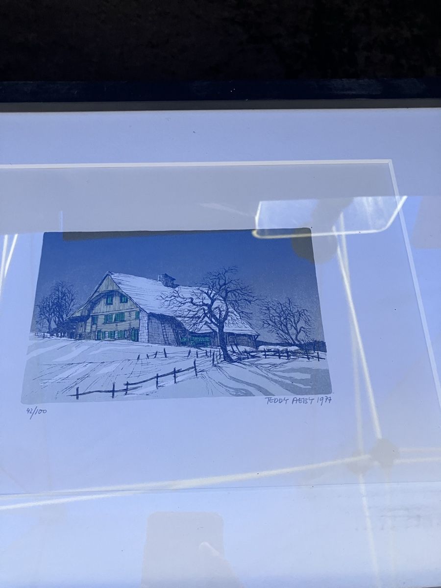 Grafica & Litografie: Lithographie Teddy Aeby – Usato da fribourg venduto da Retroverso 1