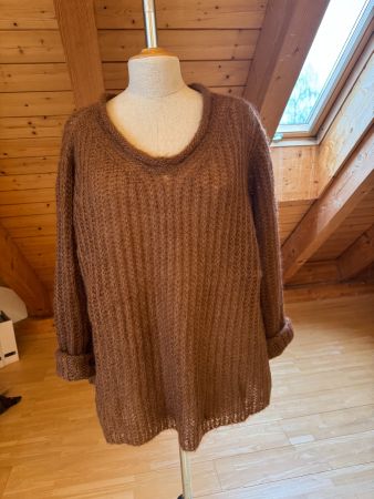 Kuschelig, weicher Mohair-Seidenpullover von Esmeralda