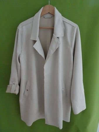 Damen-Jacke hellbeige, Wildlederlook, Grösse L = s.Skizze