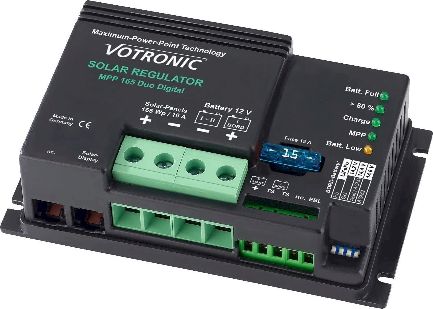 Dispositivi a energia solare: Votronic MPP 165 Duo Digital – Nuovo e nell'imballaggio originale da Bottighofen venduto da zaap