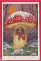 ZWERGEN - NEUJAHRSKARTE, 30.12.1927