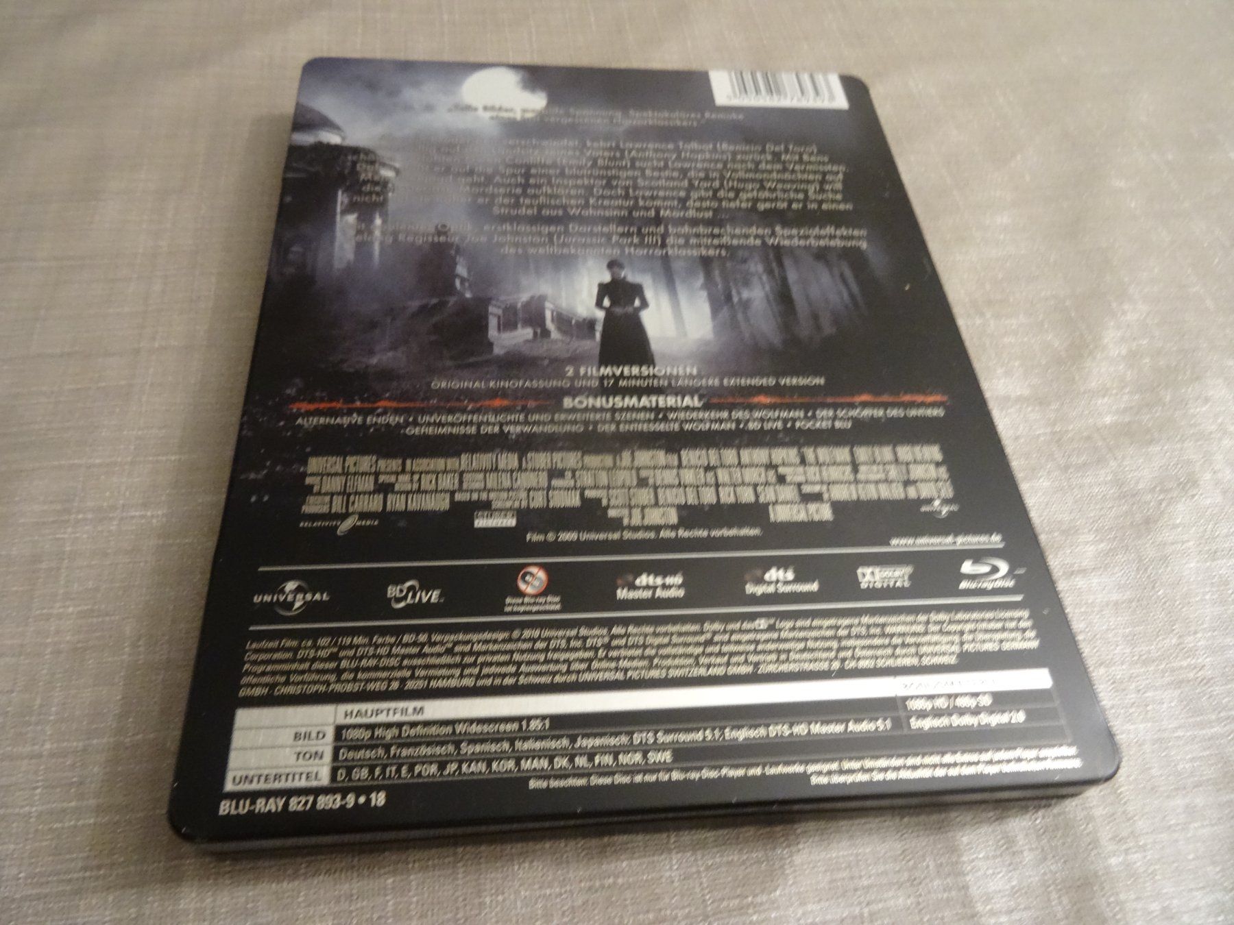 Tutti i DVDs: Wolfman - Extended Director's Cut - Blu-ray - Steelbook – Usato da Olten venduto da Disc-Verkauf 2