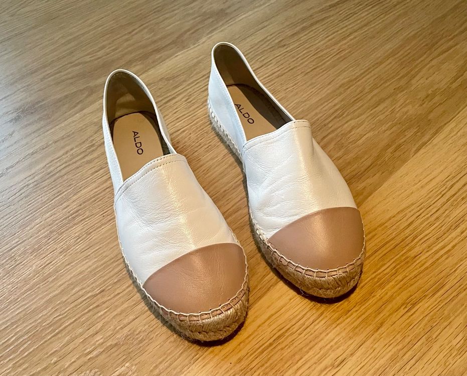 Luxus Espadrilles Leder Damen Bild