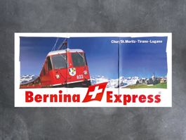 Plakat «Bernina Express»; Rhätische Bahn