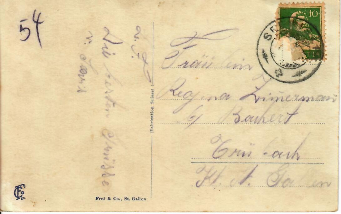Cartoline postali: Seewis im Prätigau – Usato da Hochdorf venduto da Ziegel-16 1