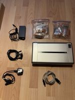 Mobildrucker Canon iP100 mit Netzteil und Kabel silber
