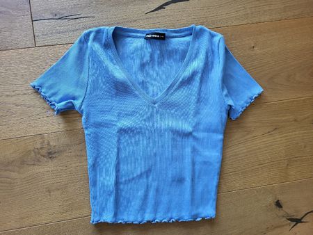 T-shirt bleu taille XS