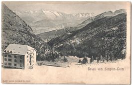 Gruss vom SIMPLON KULM ~1900