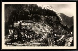 AK Rodi-Fiesso, Monte Piottino, Ferrovia, case e torrente