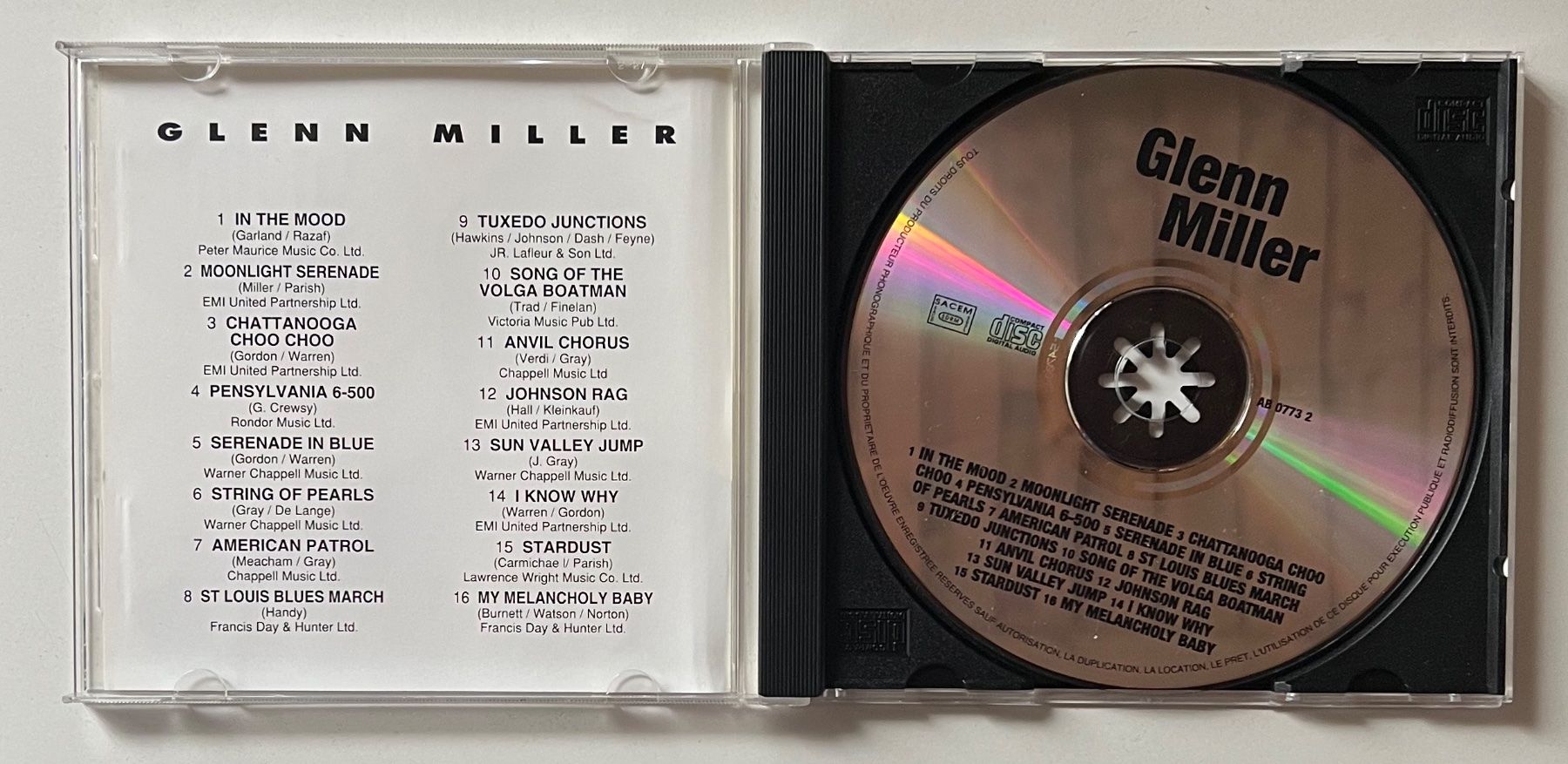 CDs: Glenn Miller / Album: Glenn Miller – Gebraucht aus Näfels von rottabi 2
