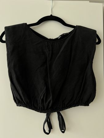 Zara Top Schwarz, Grösse XS