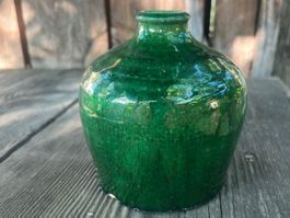 Antike Rheinfelder Keramik Vase Schweiz Handarbeit,1950