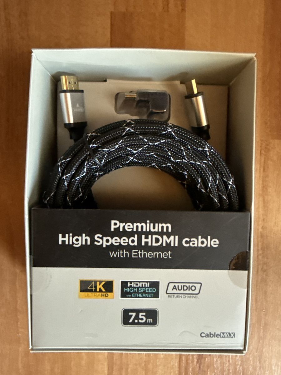 Cavi: Premium HDMI Kabel 7.5m #3 mit Ethernet 4K – Nuovo (secondo la descrizione) da St. Gallen venduto da mai_2lcj