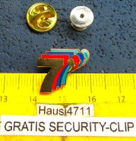 BMW 7er LOGO AUTO SCHMUCK-PIN ENAMEL MIT SECURITY-CLIP