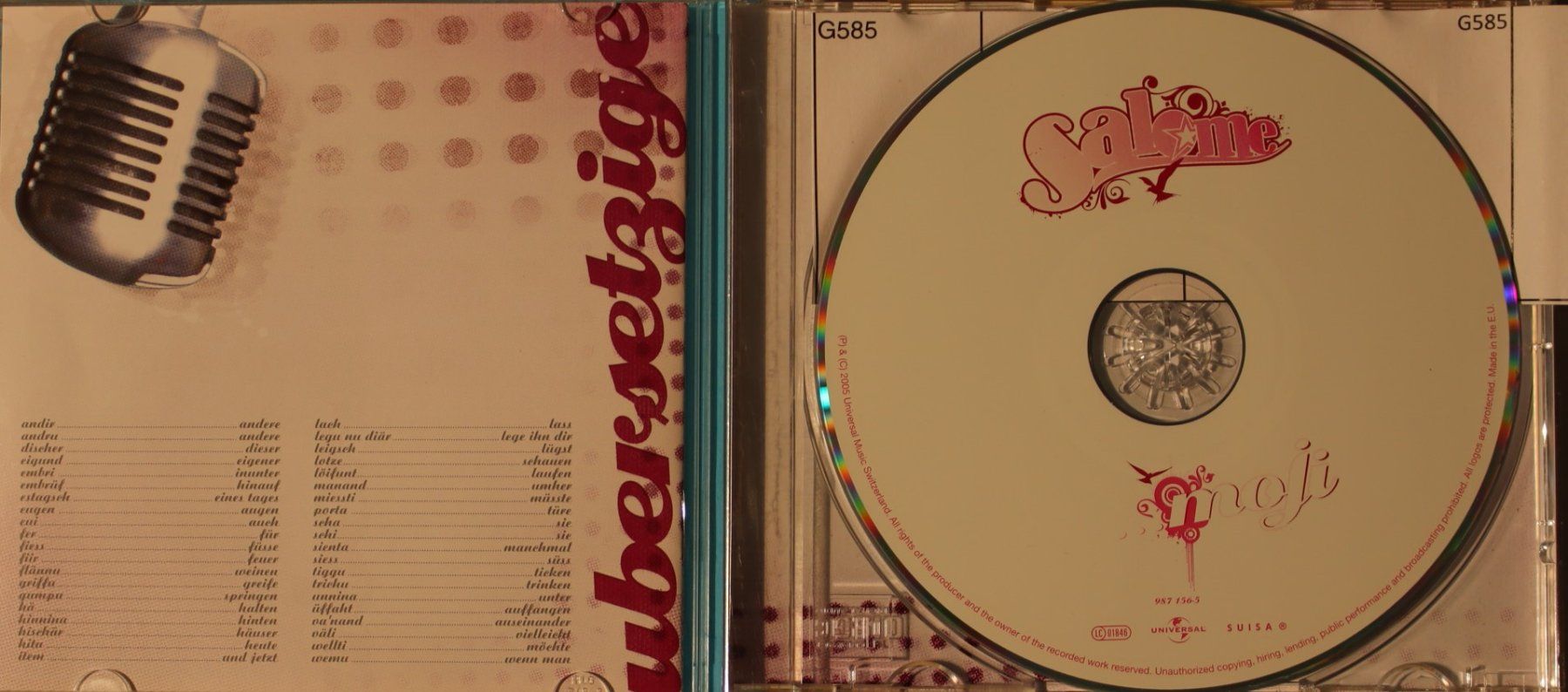 CD: Salome – Moji – Usato da Luzern venduto da CONTENTI 1