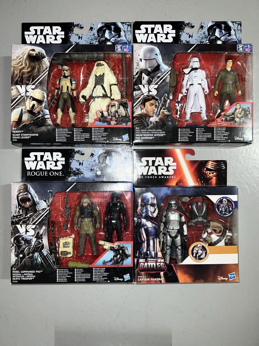 Star Wars Statuette: Star Wars Pack de 7 figurines de 10 cm d’Hasbro – Nuovo e nell'imballaggio originale da Nyon venduto da kelkal0