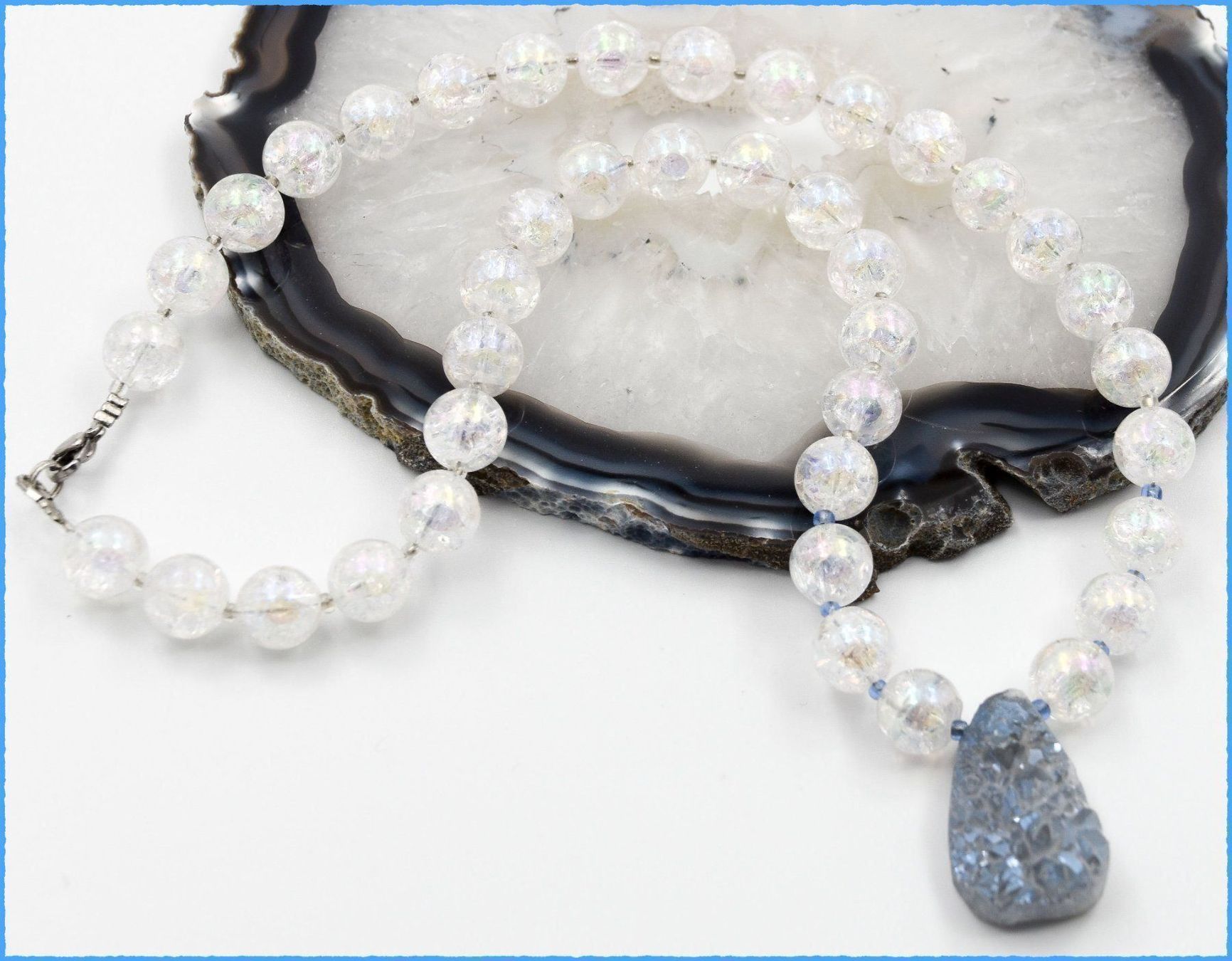 Catenine: ♛ Designerkette Kristall Quarz – Nuovo e nell'imballaggio originale da Oberglatt ZH venduto da Hot-Spot 4