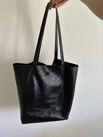 Shopper aus Leder