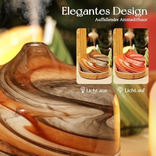 Luftbefeuchter: Diffuser 500ml, Handgeblasen Glas Luftbefeuchter – Neu und originalverpackt aus Hundwil von Stallone6 5