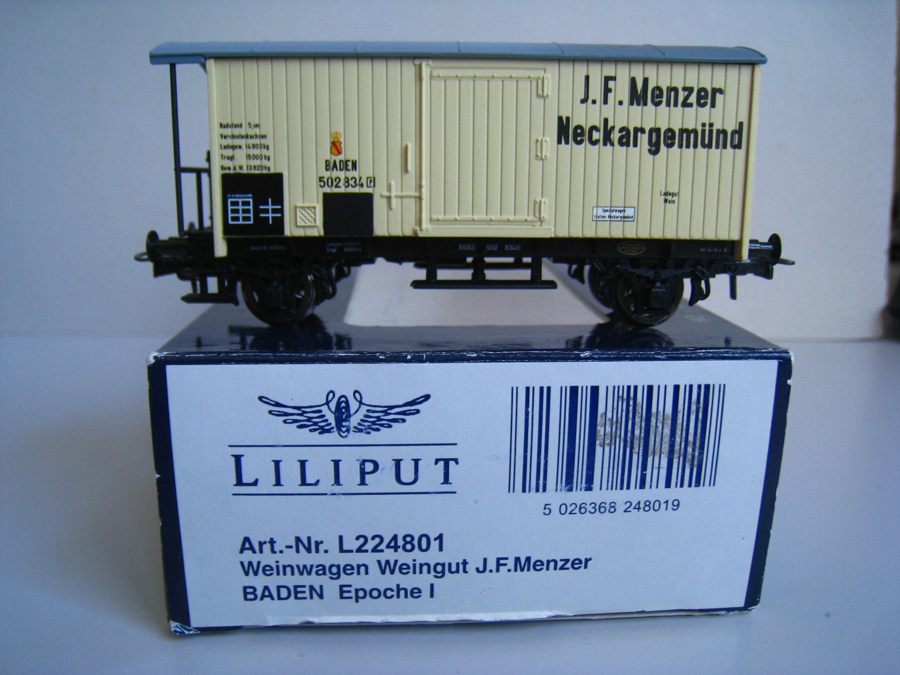Liliput Modelleisenbahnen: Liliput Güterwagen-Set, 4 teilig – Gebraucht aus Buchs ZH von swiss-train 3
