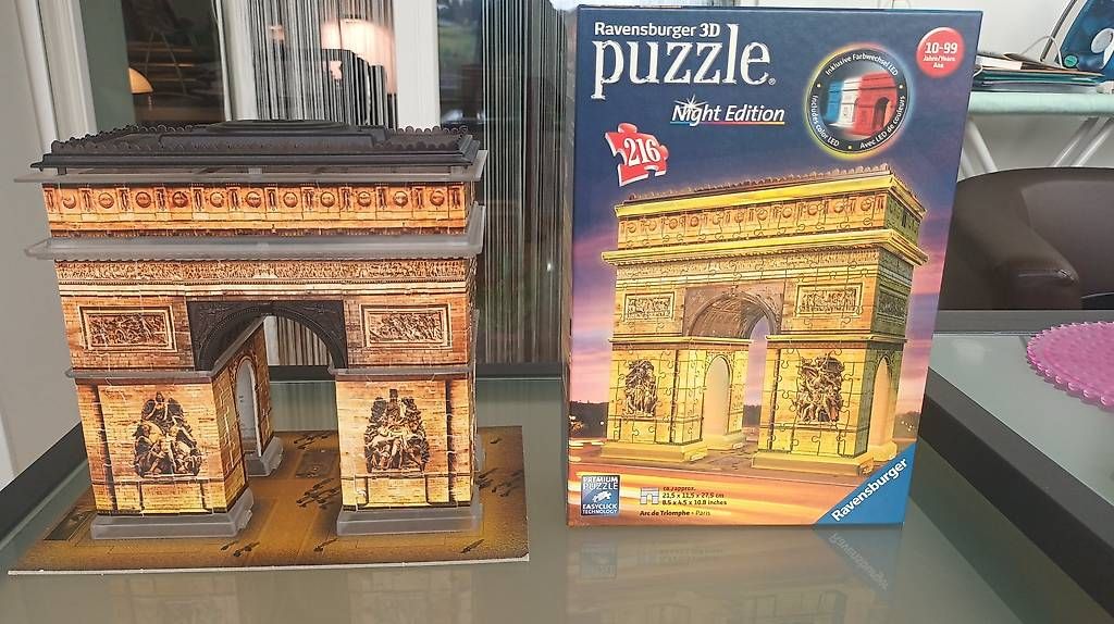 Puzzle: 3D Puzzle Arc de Triomphe mit Licht! – Usato da Zollikofen venduto da Diananna