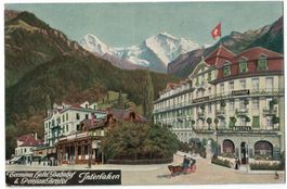 Interlaken, Terminus Hotel Bahnhof & Pension Bristol g 1911