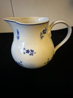 Langethal Milchkännchen, blau-weiss, 0,65 Liter Vintage