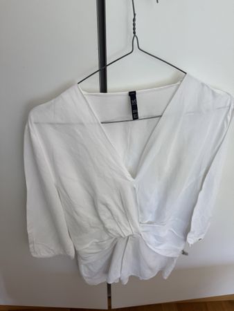 Blouse blanche Zara TRF T. S