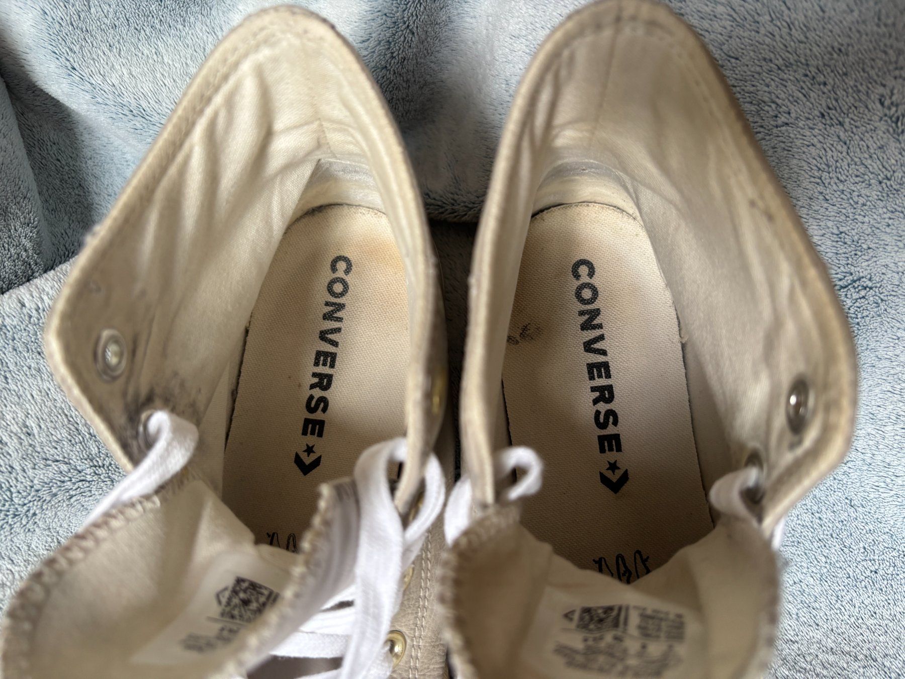 Converse Scarpe da donna: Converse Leder Platform, Plateau, grau, Gr. 39, sehr schick – Usato da Birmenstorf AG venduto da tritonius 9