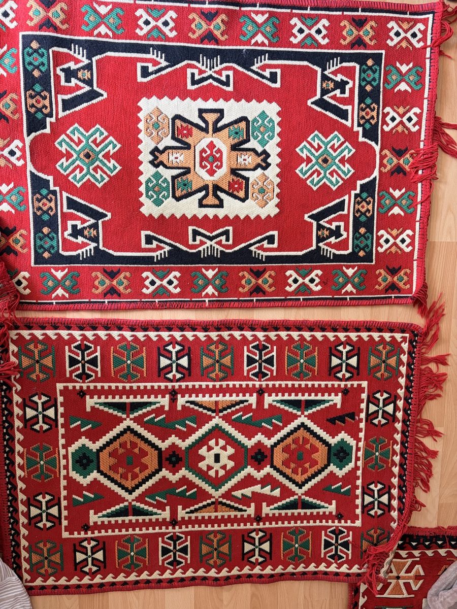Tappeti: Teppich Rot mit Ethno Muster neu 80x120 – Usato da St.Gallen venduto da rg4shi