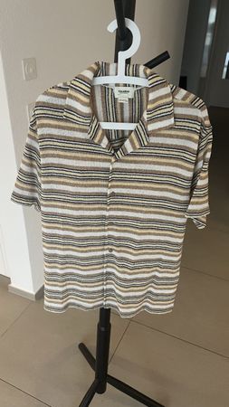 Pull&Bear Hemd Shirt Grösse L Beige