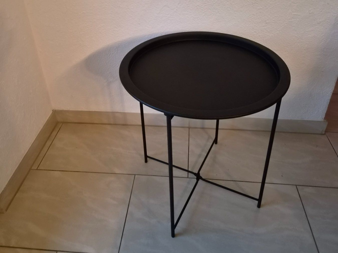 Tavoli: Runder Dekotisch schwarz metall, modern – Usato da Ibach venduto da urs_sl5h