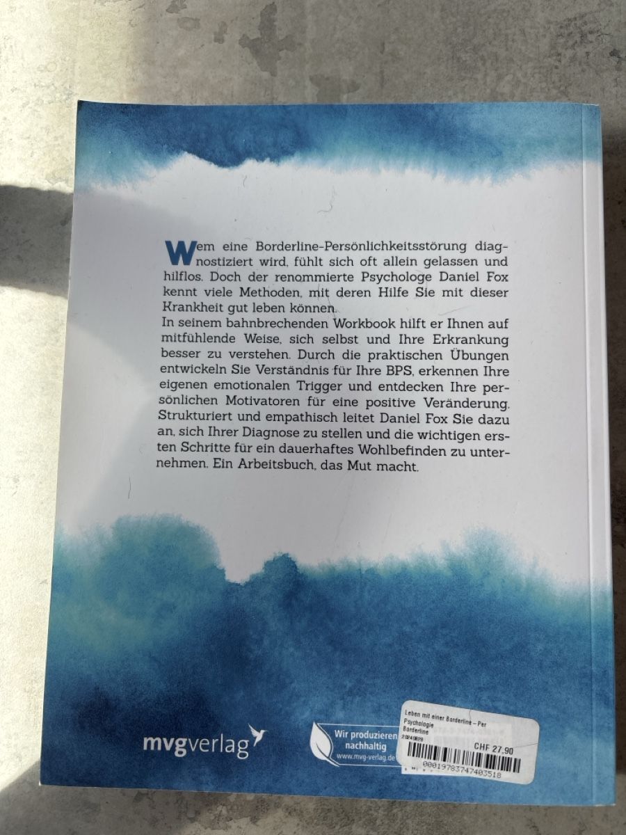 Libri: Buch Leben mit einer Borderline-Personlichkeitsstorung – Nuovo (secondo la descrizione) da Rickenbach ZH venduto da mar_p6sg 1