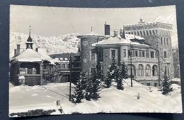 Schloss Brüssel/Davos Dorf/ Ph.A. Buser, Bahnpost Räth. Bahn